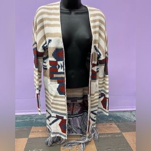 Full Tilt colorwork knit cardigan